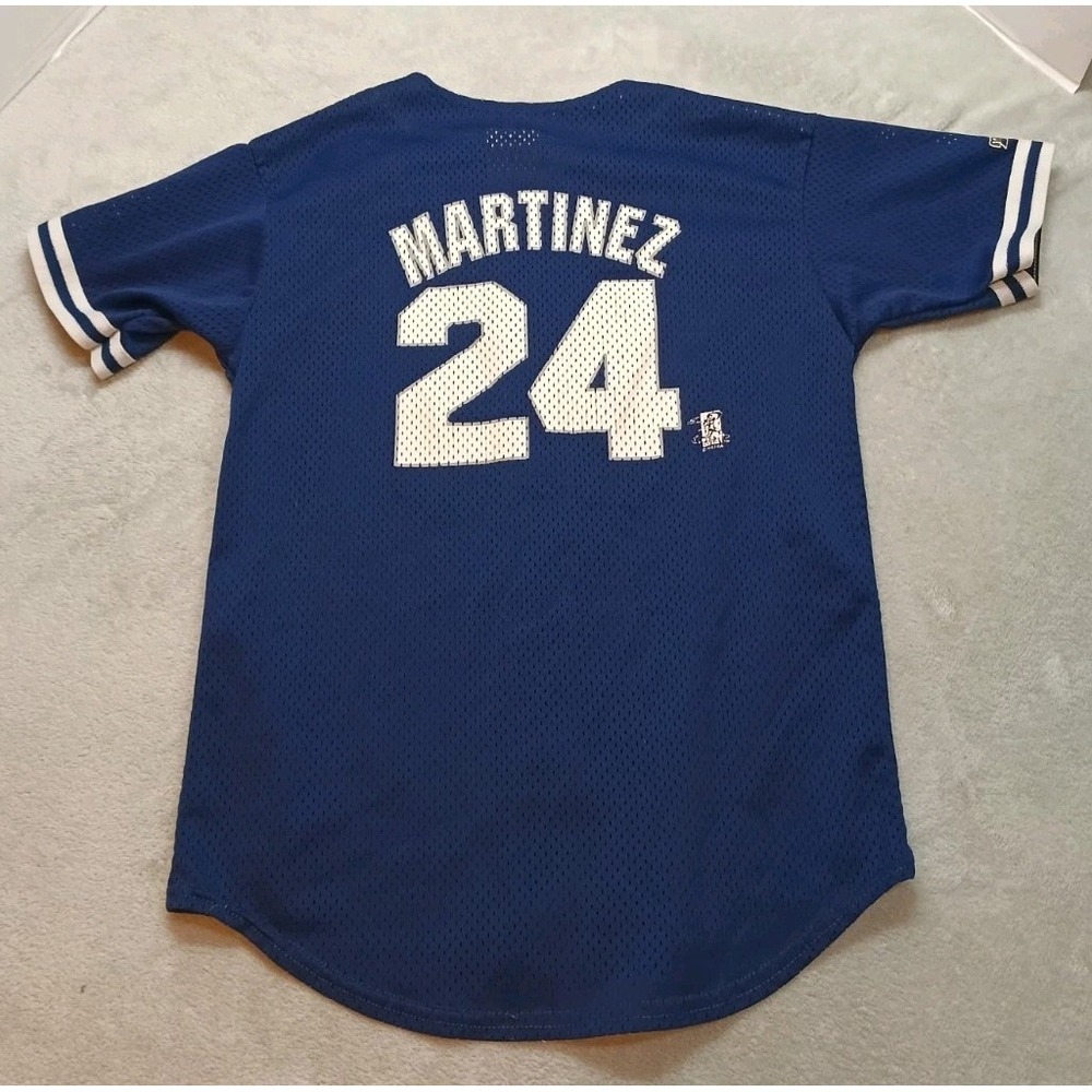 Vintage New York Yankees Jersey #24 Tino Martinez Starter Button Up Size XL MLB